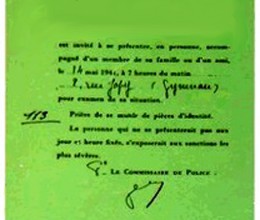 La rafle du billet vert à Paris le 14 mai 1941